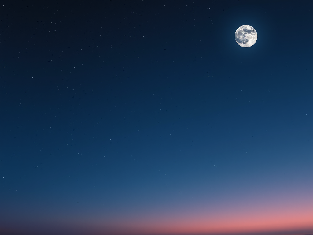 Background image of the moon at night.